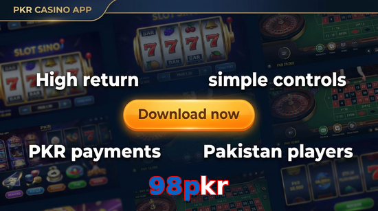 Main screen of 98Pkr gamedownload page for PK players